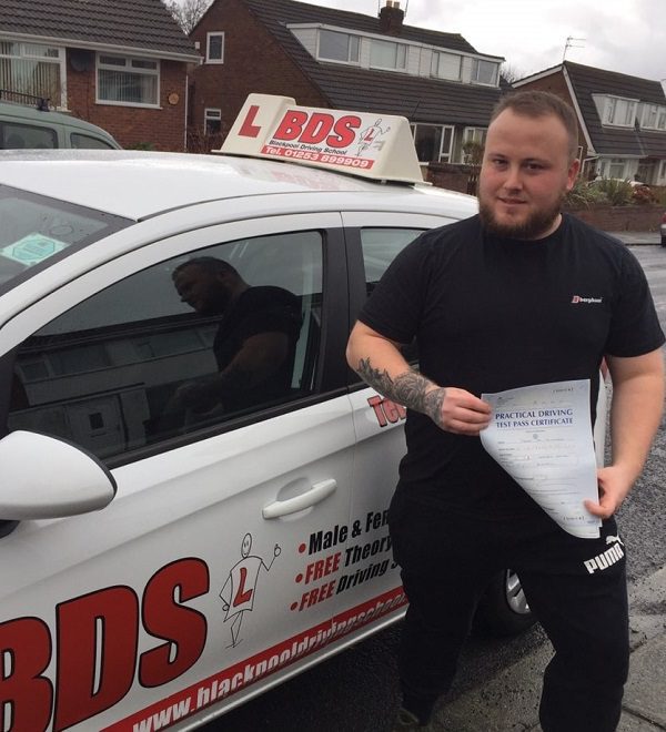 Passed 20th Nov – Jordan Wilkinson