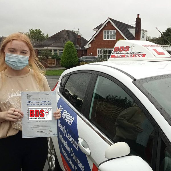 Near perfect driving test with bds driving school